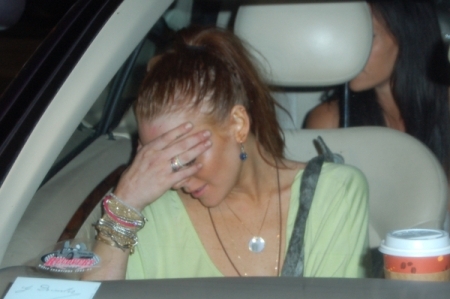 Lindsay Lohan no longer in the driver's seat