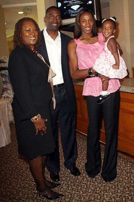 Lisa Leslie at a Foundation Event