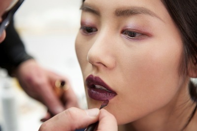 A bold lip