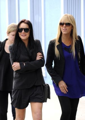 Lindsay and Dinah Lohan