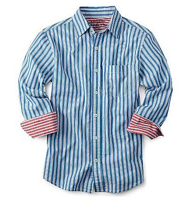 Long-sleeve woven shirt