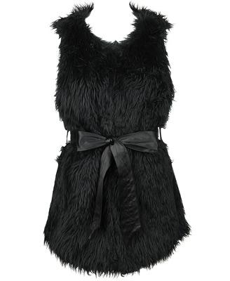 Forever 21 Long Shag Faux Fur Vest