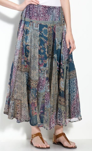 Boho Chic Maxi Skirt
