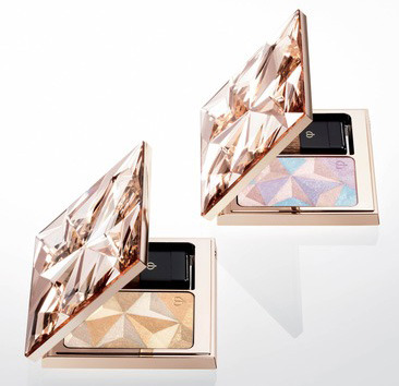 Shimmering cheekbones