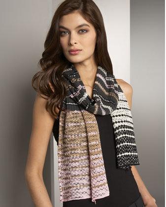 M Missoni rose muffler