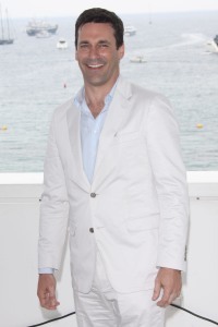 Jon Hamm in all white