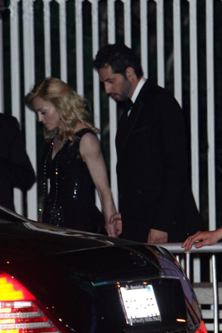 Madonna at the Vanity Fair Oscar party