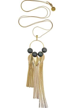 Maje leaf pendant