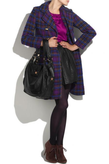 Marc by Marc Jacobs checked coat