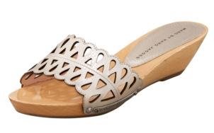 Marc by Marc Jacobs Cutout Metallic Slides
