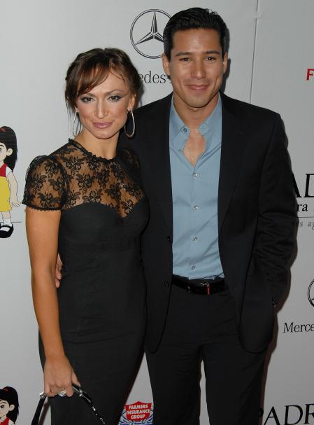 Mario Lopez and Karina