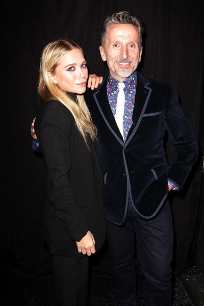 Mary-Kate Olsen and Simon Doonan