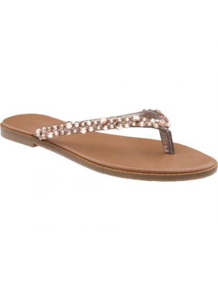 Massiel leather thong