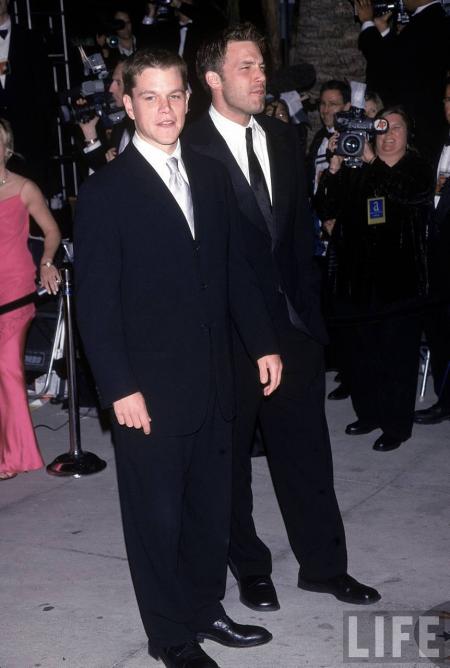 Friends Matt Damon and Ben Affleck