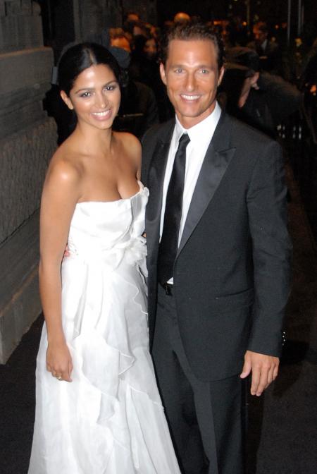 Matthew McConaughey parties in Milan