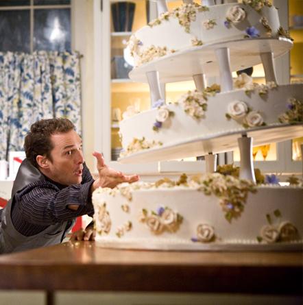 Matthew McConaughey trying to save the wedding cake.