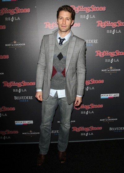 Matthew Morrison rocks jeans and a blazer at the 2010 AMAs Afterparty