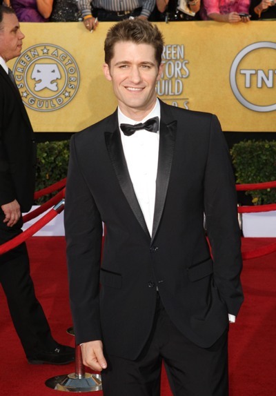 Matthew Morrison on the red carpet at the 18th Annual SAG Awards