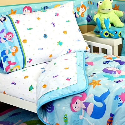 Mermaids Girls Bedding Set - Girls' bedroom ideas