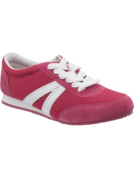 Mesh Suede-Trim Sneakers