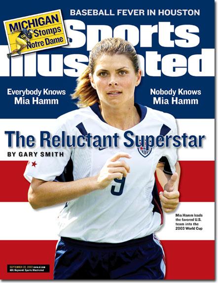 Mia Hamm in Sports Illustrated