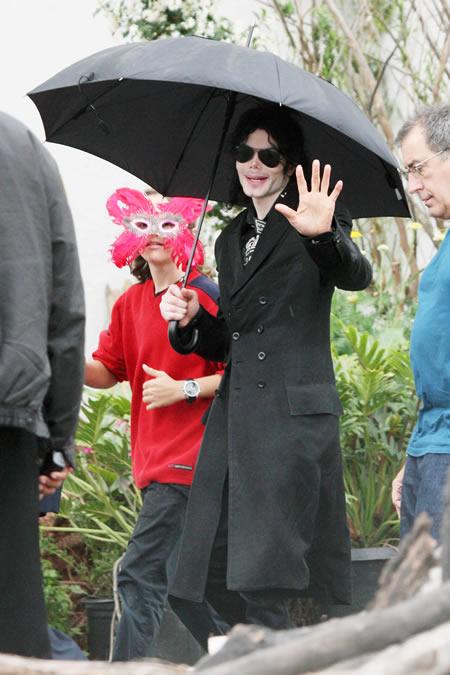 Michael Jackson and son Prince