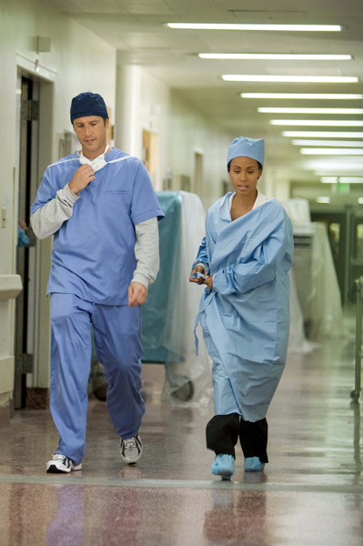 Michael Vartan and Jada Pinkett Smith on HawthoRNe