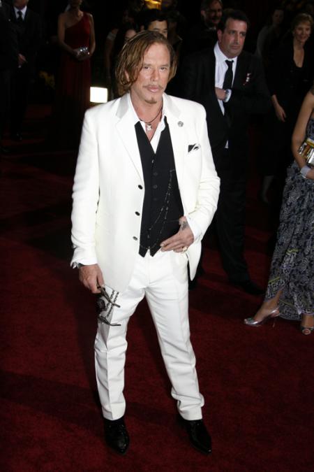 Mickey Rourke at the 2009 Oscars