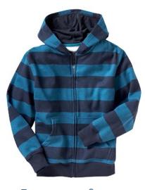Bold-Stripe Hoodie