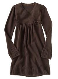 Pointelle Knit Wrap Dress