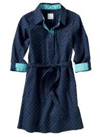 Polka-Dot Shirtdress
