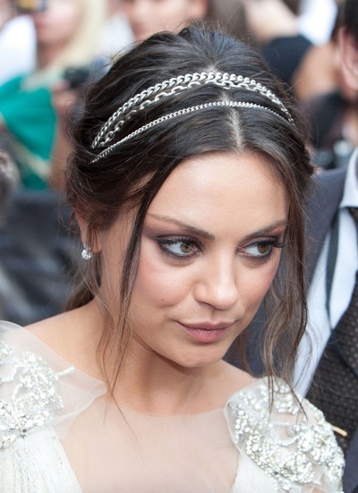 Mila Kunis in a headband