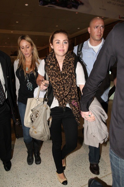 Miley Cyrus in layers