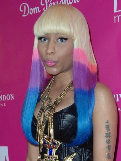 Nicki Minaj's hairstyle