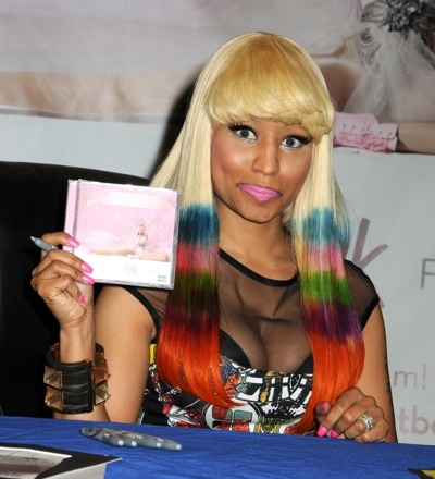 Nicki Minaj's pink lips