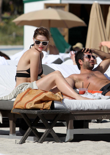 Mischa Barton gets some sun in Miami