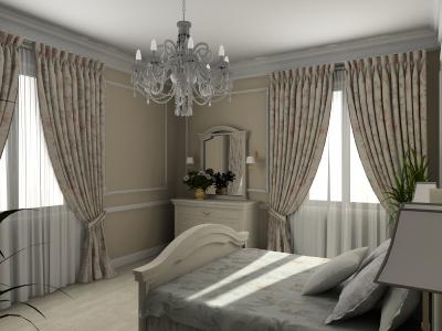 Monochromatic Bedroom