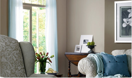 Monochromatic Calm - Living Room