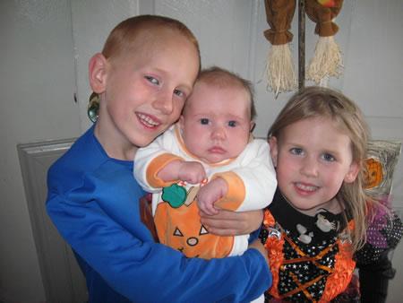 My 3 little trick or treaters