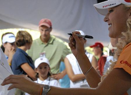 Natalie Gulbis Autograph Signing