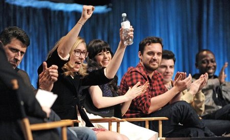 Cast of the hit FOX television show New Girl at PALEYFEST2012