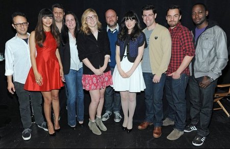 Cast of the hit FOX television show New Girl at PALEYFEST2012