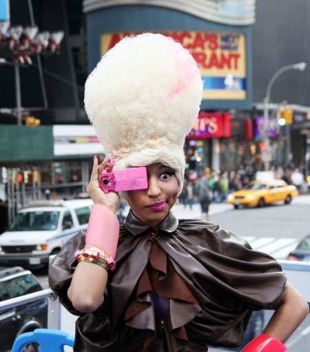  Nicki Minaj in Times Square