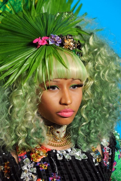 Nicki Minaj's green rainbow 