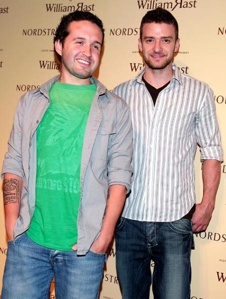 Trace Ayala and Justin Timberlake at a Nordstrom sponsored event