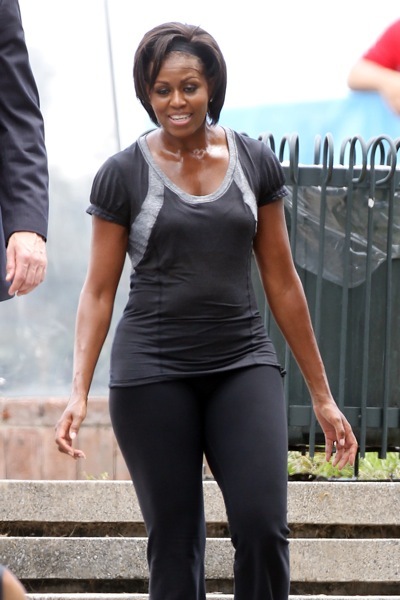 Michelle Obama in a t-shirt