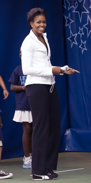 Michelle Obama's sporty style