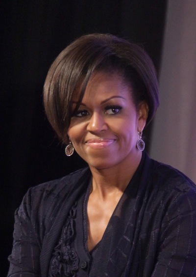 Michelle Obama with a bob