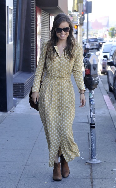 Olivia Wilde in booties