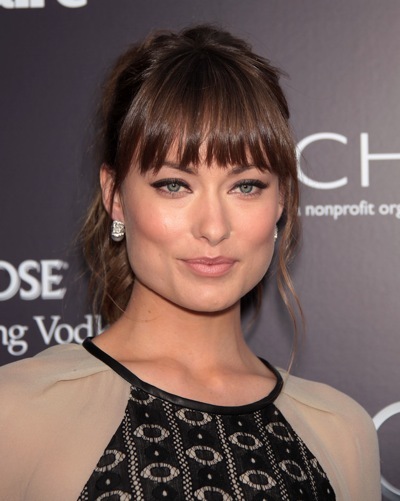 Olivia Wilde with long beach waves